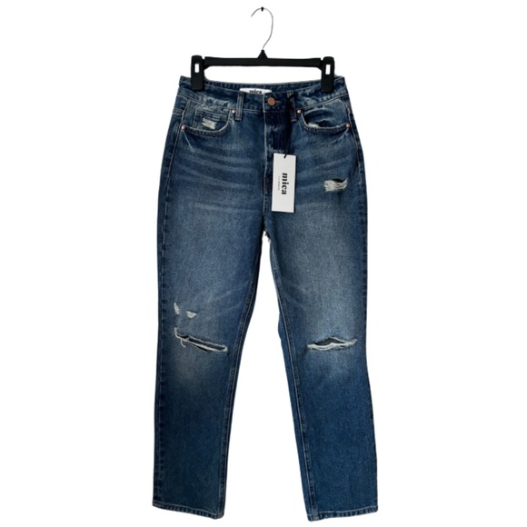 NEW High Waist Straight Leg Jean - Picture 1 of 5